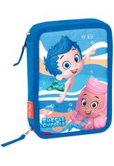 Estojo Escolar Duplo 30 Peas Bubble Guppies Wave Montichelvo 52447