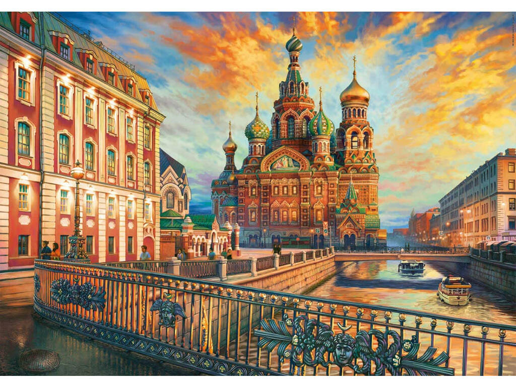 Puzzle 1500 Saint-Pétersbourg Educa 18501