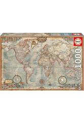 Puzzle 1000 O Mundo, Mapa Político 