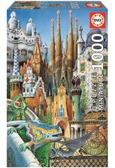 Puzzle 1000 Gaudí, Collage 