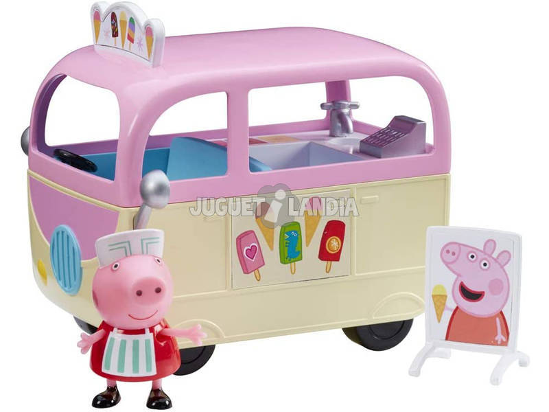 Peppa Pig Wohnwagen Eisdiele Bandai CO7153
