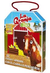 La Ferme de Zen�n Jouez et Apprenez avec Le Cheval Percheron Bandai EB81204