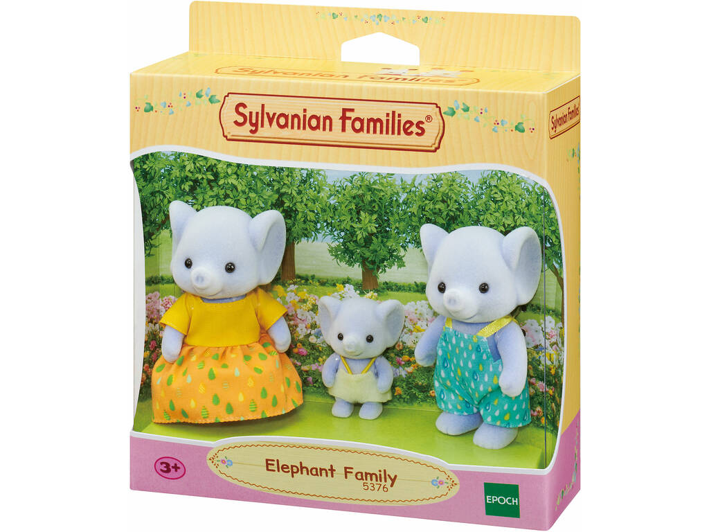 Sylvanian Families Familia Elefante Epoch Para Imaginar 5376