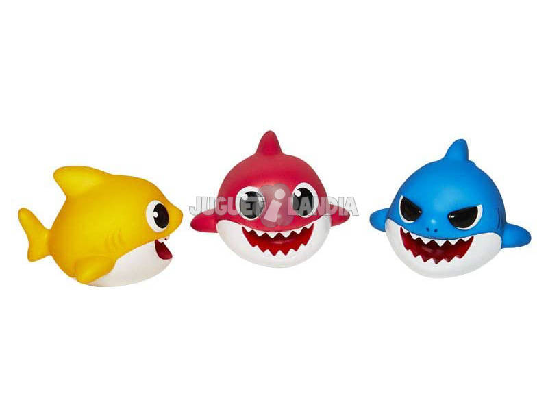 Baby Shark 3 Figuras de Banho Bandai SS01100