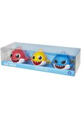 Baby Shark 3 Figurines Pour Le Bain Bandai SS01100