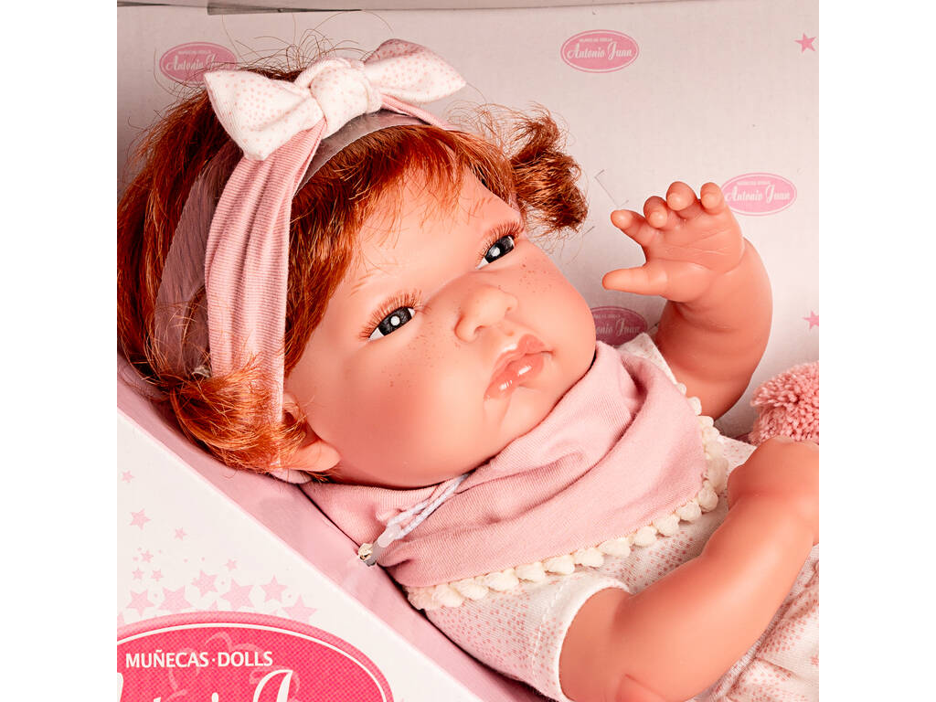 Bambola Baby Toneta Bavaglino 33 cm. Antonio Juan 6032