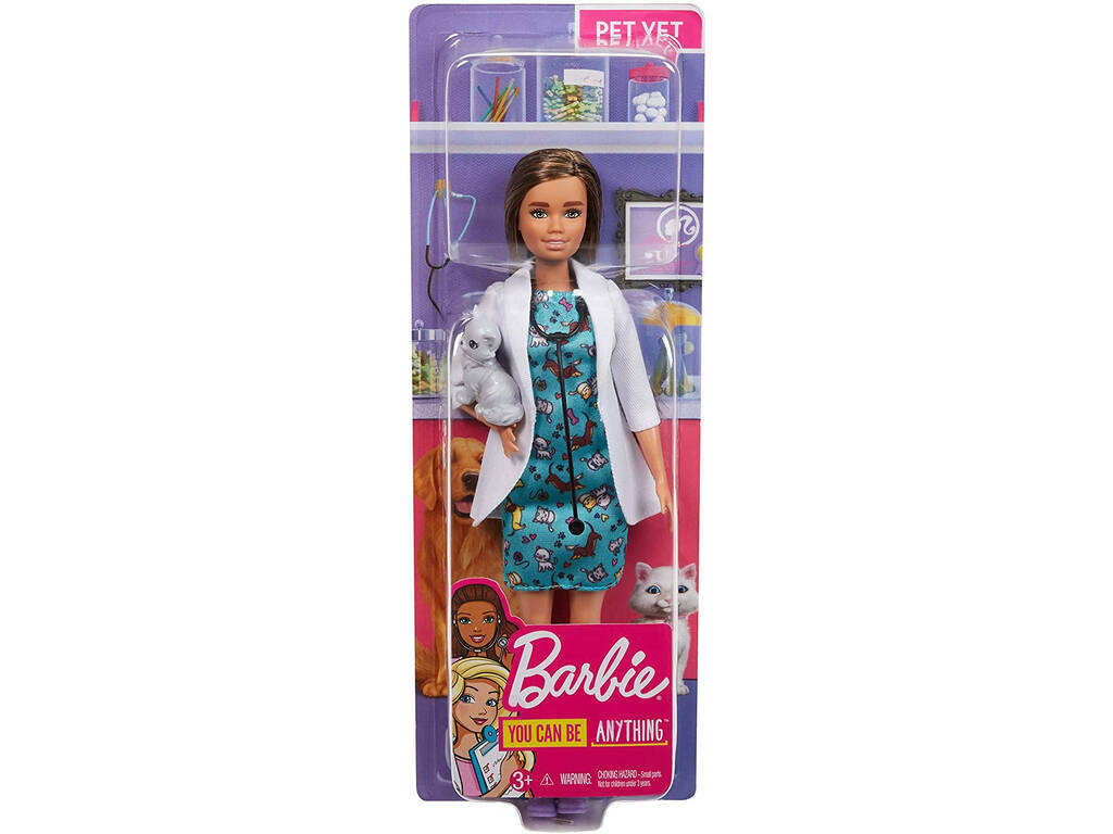 Barbie Quiero Ser Veterinaria Mattel GJL63
