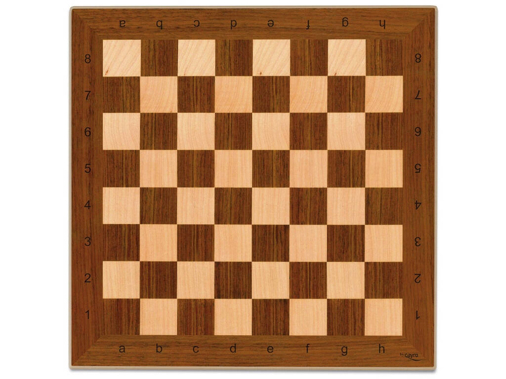 Parcheesi- und Schachbrett aus Holz 40x40 cm. Cayro T-139