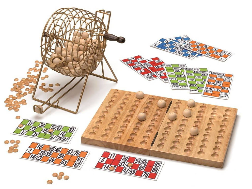 Bingo Deluxe aus Holz von Cayro 635