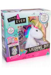 Hucha Unicornio DIY Style 4 Ever con Pegatinas Canal Toys OFG106