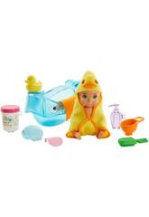 Barbie Skipper Canguro di Beb� Ora del bagno Mattel GHV84