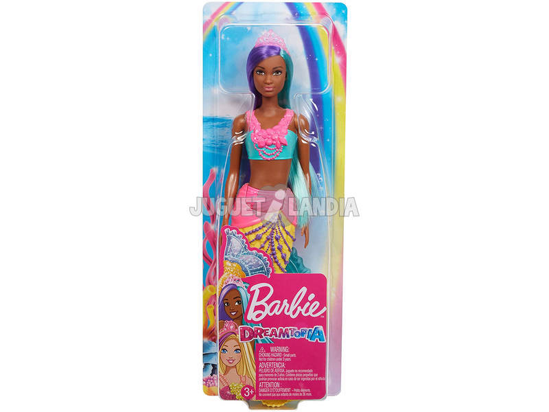 Barbie Sirène Dreamtopia Violette et Bleue Mattel GJK10