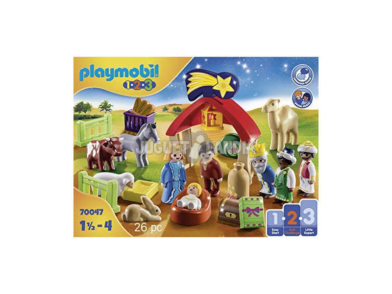 Playmobil 1,2,3 Mi Primer Belén 70047
