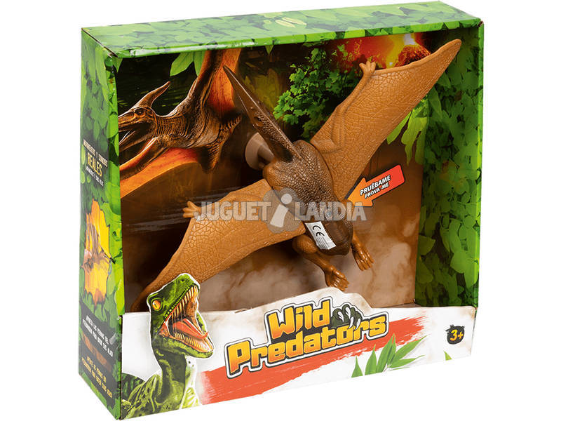 Wild Predators Dinosaurio Pterodáctilo con Luz y Sonidos World Brands XT380912