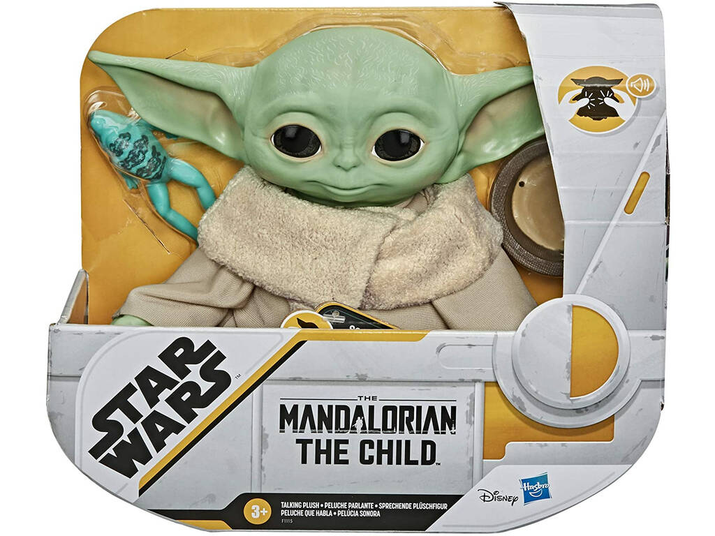 Star Wars The Mandalorian Baby Yoda The Child Peluche Falante Hasbro F1115