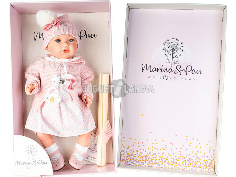 Bambola 45 cm. Newborn Rosa Marina & Pau 3010