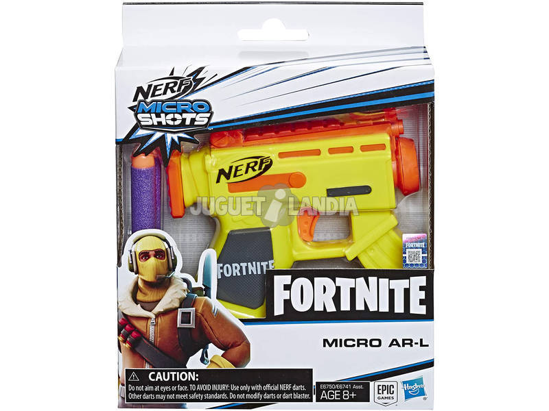 Nerf Fortnite Microshots Micro AR-L Hasbro E6750