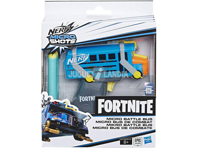 Nerf Fortnite Microshots Micro Battle Bus Hasbro E6752