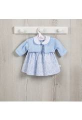 Vestido Mu�eca 46 cm. Medallones Celeste con Chaqueta Asivil 3354240