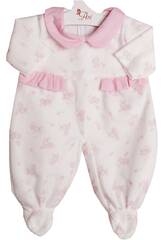 Robe Poup�e 43 cm. Pyjama Petits Animaux Lune Rose Asivil 3364380