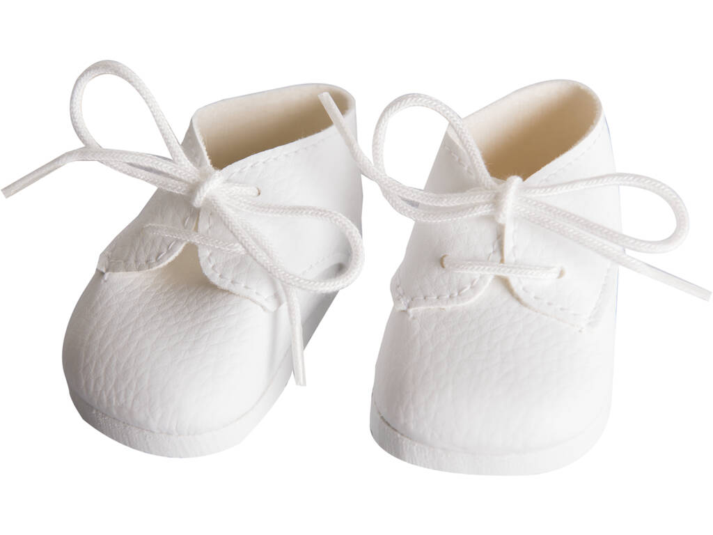 Zapatos Blancos con Cordones Muñeca 43-46 cm. Asivil 5361601