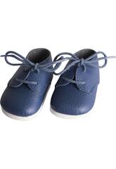 Chaussures à Lacets de Couleur Bleu Marin Poupée 43-46 cm. Asivil 5361606