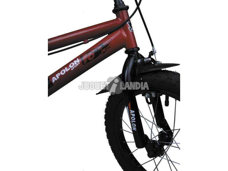Bicicleta 16 Apolon Vermelha Umit J1660-1