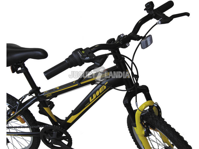 Bicicleta XR-200 Negra y Naranja con Cambio Shimano 6v y Suspension Delantera Umit 2070CS-76