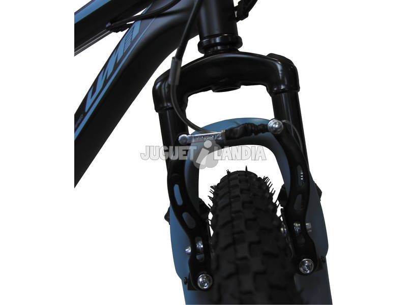 Fahrrad XR-240 Schwarz und Blau mit Wechsler Shimano 18G und Vorfederung Umit 2470CS-72