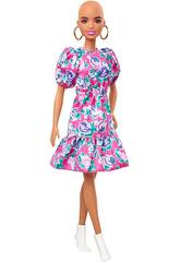 Barbie Fashionistas Robe Rose � Fleurs Mattel GHW64