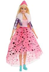 Barbie Princesa Deluxe Rosa Mattel GML76
