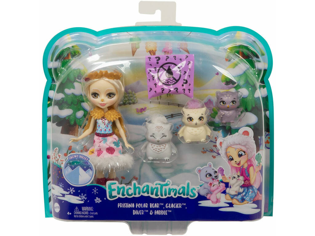 Enchantimals Odele Owl, Cruise, Voyage y Patrol Mattel GJX46