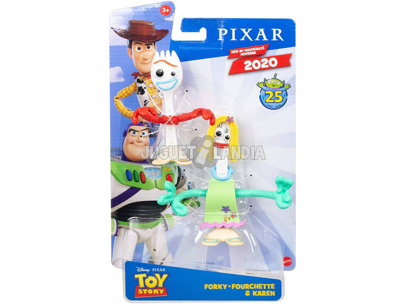 Toy Story Figuras Forky e Karen Mattel GNJ67