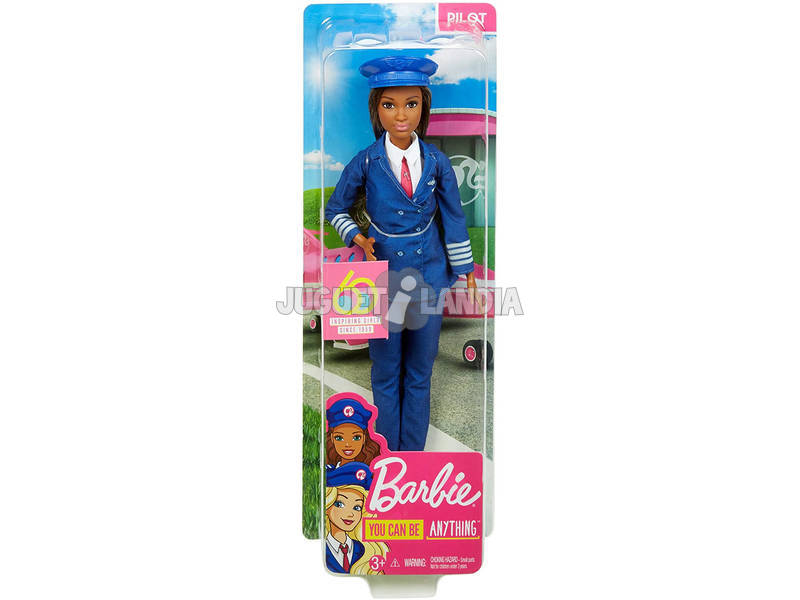 Barbie Je Veux Être Pilote Mattel GFX25