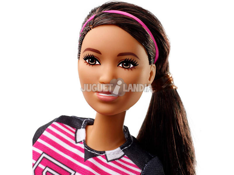 Barbie Quero Ser Jogadora de Futebol Mattel GFX26
