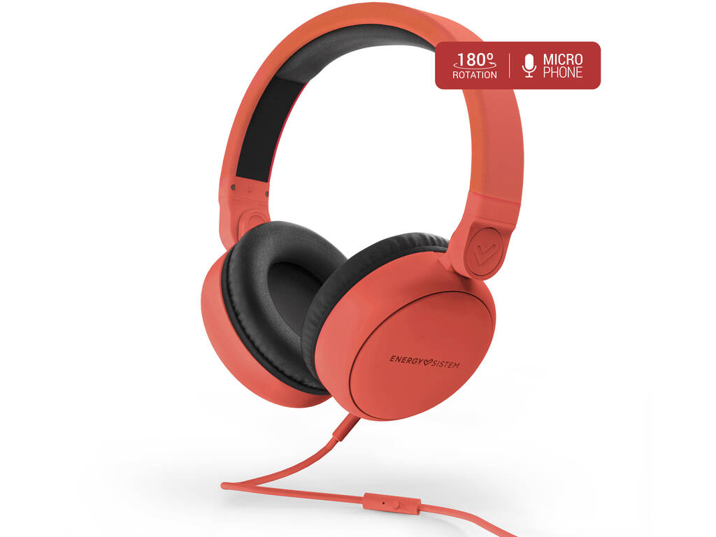 Écouteurs Headphones Style 1 Talk Chili Red Energy Sistem 44883