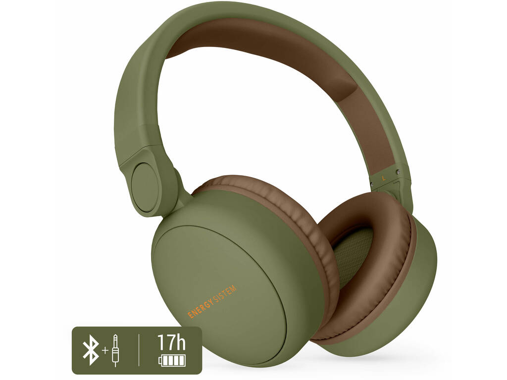 Auriculares Headphones 2 Bluetooth Green Energy Sistem 44561
