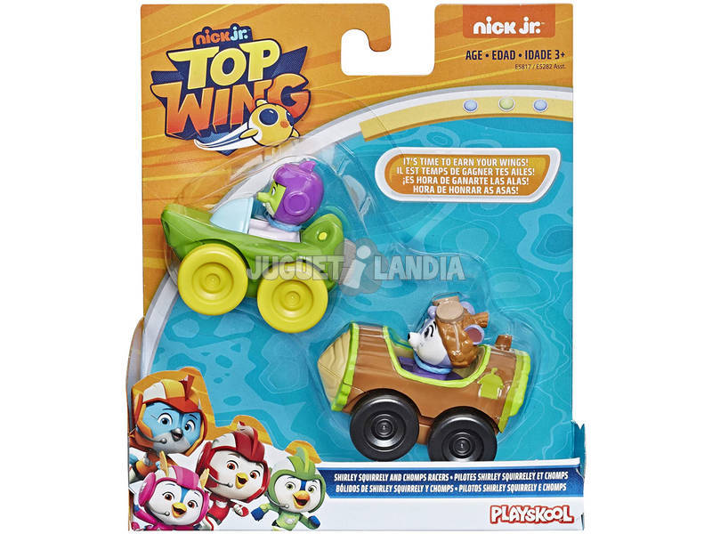 Top Wing Pack 2 Mini Veículos Shirley and Chomps Hasbro E5817