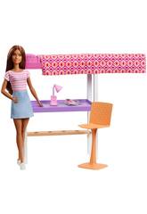 Barbie Mobiliário Quarto Mattel FXG52