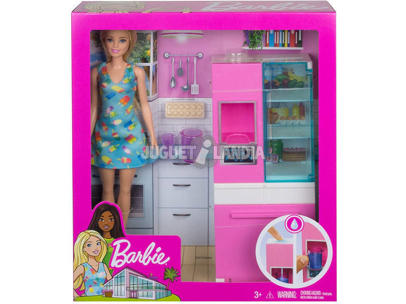 Barbie Mobiliário Frigorífico Mattel GHL84