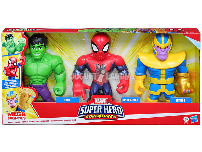 Avengers Mega Mighties Multipack 3 Figuras Hasbro E7772