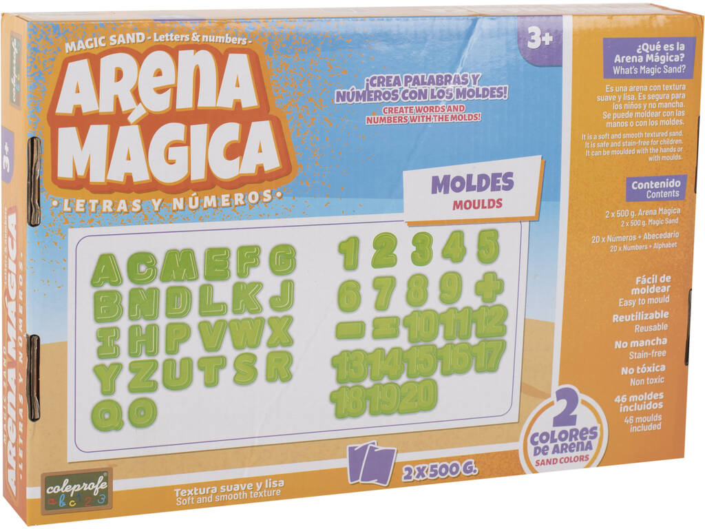 Aprende las Letras y los Números con Arena Mágica