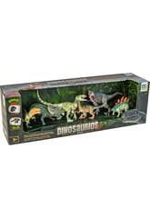 Set 6 Dinosaurier mit Spinosaurio