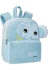 Mochila Peluche Creche Elefante Safta 641983232