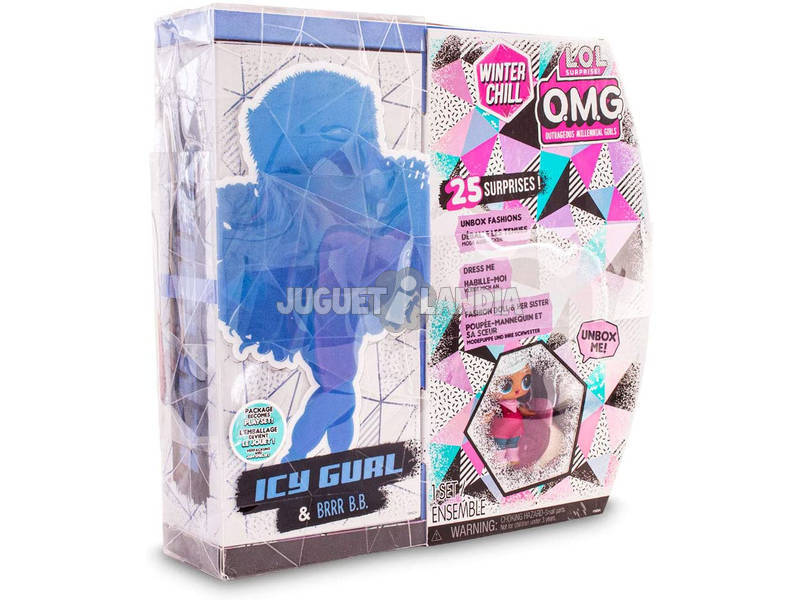 LOL Surprise OMG Serie Winter Chill Poupée Icy Gurl Giochi Preziosi LLUE3100