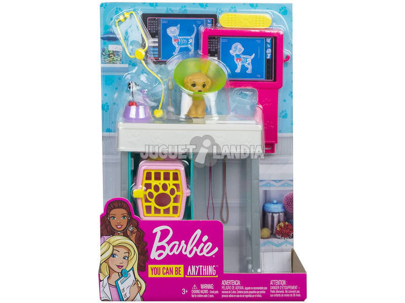 Barbie Clinica Veterinaria Mattel GJL68