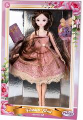 Poupée à La Japonaise 29 cm. avec Robe Rose avec des Taches