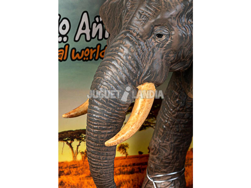 Mundo Animal Figura Elefante 22 cm.