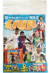 La Ligue Santander Est 2020/2021 Pack Album avec 8 Enveloppes Panini