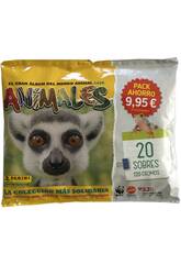 Animales 2020 Pack Económico 20 Envelopes Panini